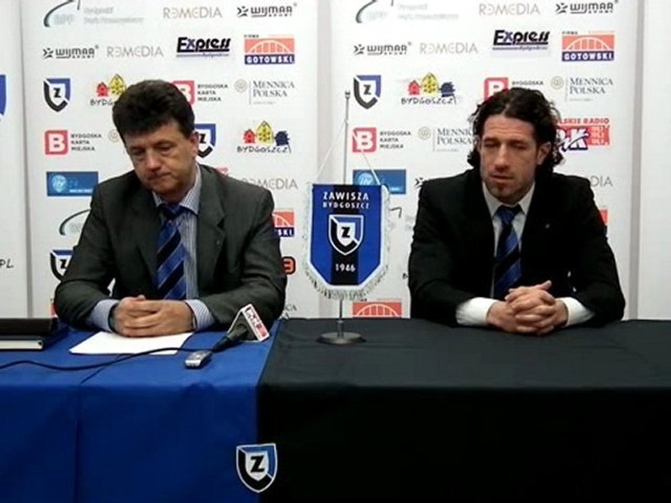 Konferencja prasowa przed meczem z Miedzią Legnica cz.2 - 24.03.2011