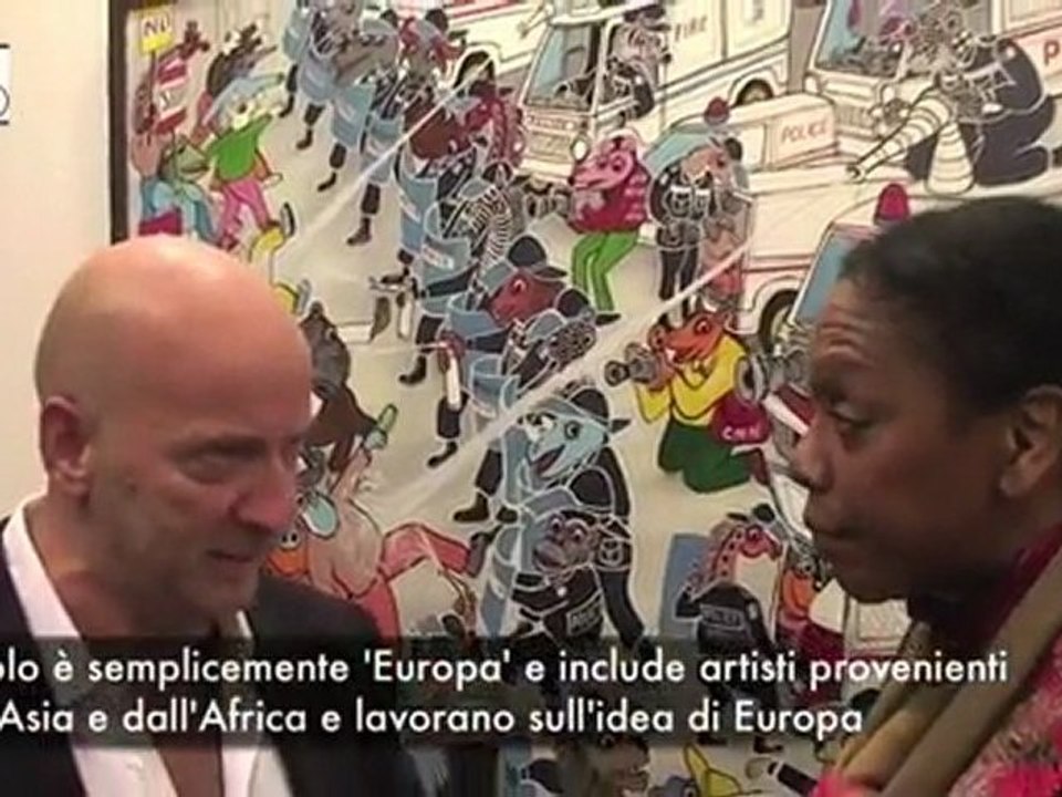 Inaugurazione della mostra "Monumental Africa" - Roma, 3 dicembre 2009 - intervista a Enrico Mascelloni