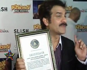 Khichdi The Movie Enters INDIA BOOK OF RECORDS
