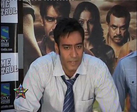 Ajay Devgan At Crime Petrol For Promoting His Upcoming Movie Aakrosh