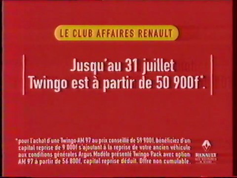 Publicité Renault Twingo 1997