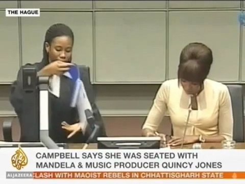 Naomi Campbell in The Hague for Charles Taylor trial for war crimes 3of6