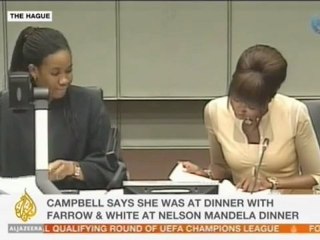 Naomi Campbell in The Hague for Charles Taylor trial for war crimes 4of6