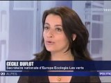 Cantonales : Cécile Duflot appelle les électeurs à choisir leurs représentants