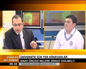 YÜCEL ERTEKİN BURÇ KOLEJİ REHBERLİK UZMANI - YGS SINAVI HAZIRLIKLARI 25.03.2011 -1-