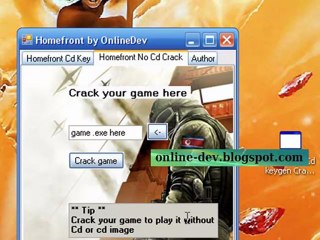 Homefront Keygen + No Cd Crack by OnlineDev for Free