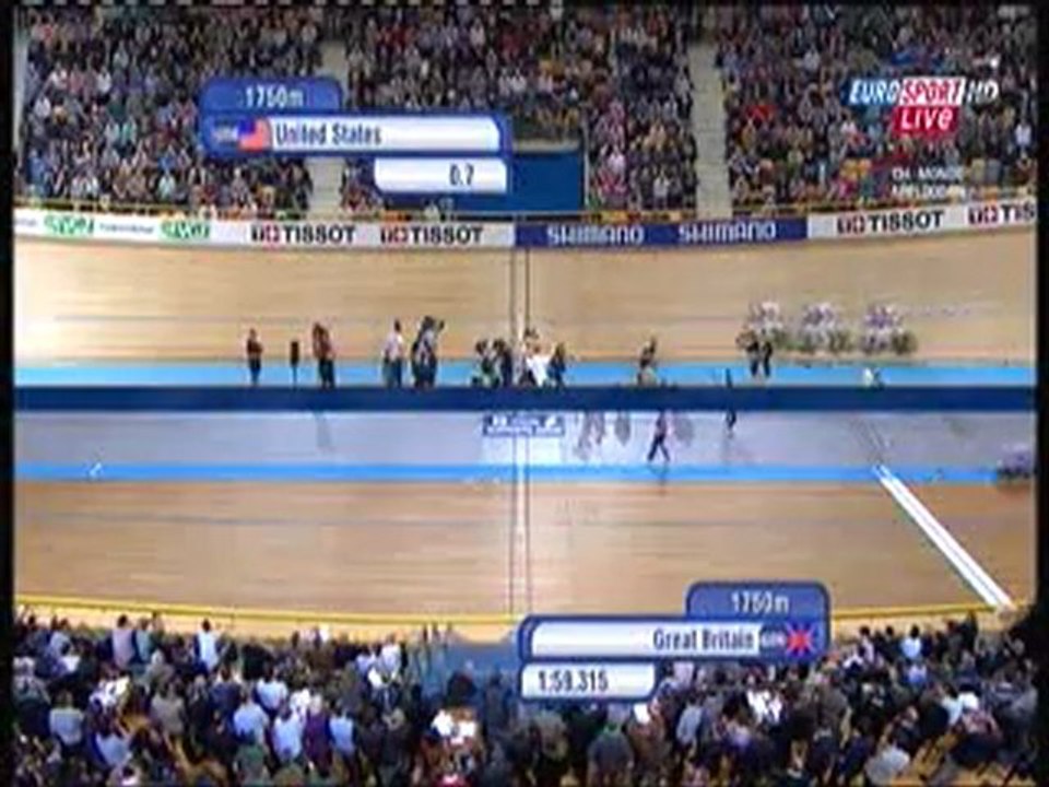Mondiaux sur piste 2011 Poursuite par équipe dames Finale