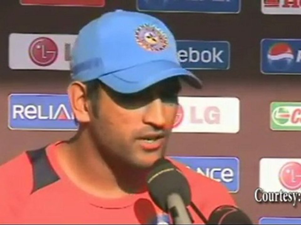 MS Dhoni NOT WORRIED to chase a score to win at ICC Cricket world Cup 2011 !!