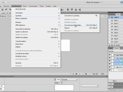 Fireworks CS5 : Créer des animations et des interpolations