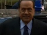 Bruxelles - L'arrivo di Berlusconi