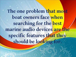 Qualities of Good Marine Eq
