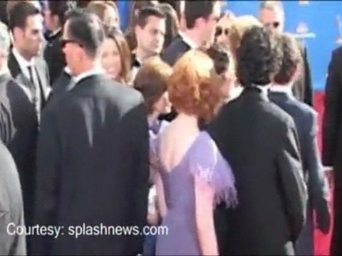 Christina Hendricks dare to bare dress!!