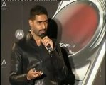 Abhishek launches Motorola's Aura Phone