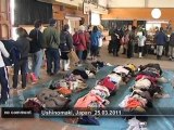 Tsunami refugees in Miyagi Prefecture - no comment