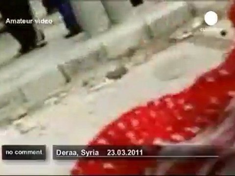 Violences en Syrie lors d'une manifestation... - no comment