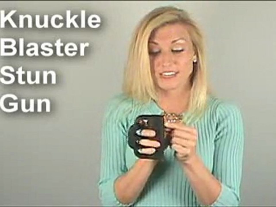 www.extremedefenseshop.com - The Zap Knuckle Blaster stun gun video