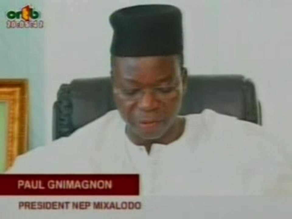 Paul GNIMAGNON reconnaît la victoire de BONI YAYI