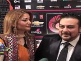 Adnan Sami & His Wife At Global Indian Music Awards (GIMA)
