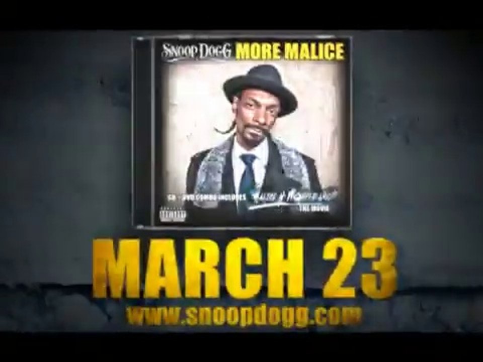 Doggy Style Records Presents Snoop Dogg "More Malice" Deluxe-Edition CD & DVD