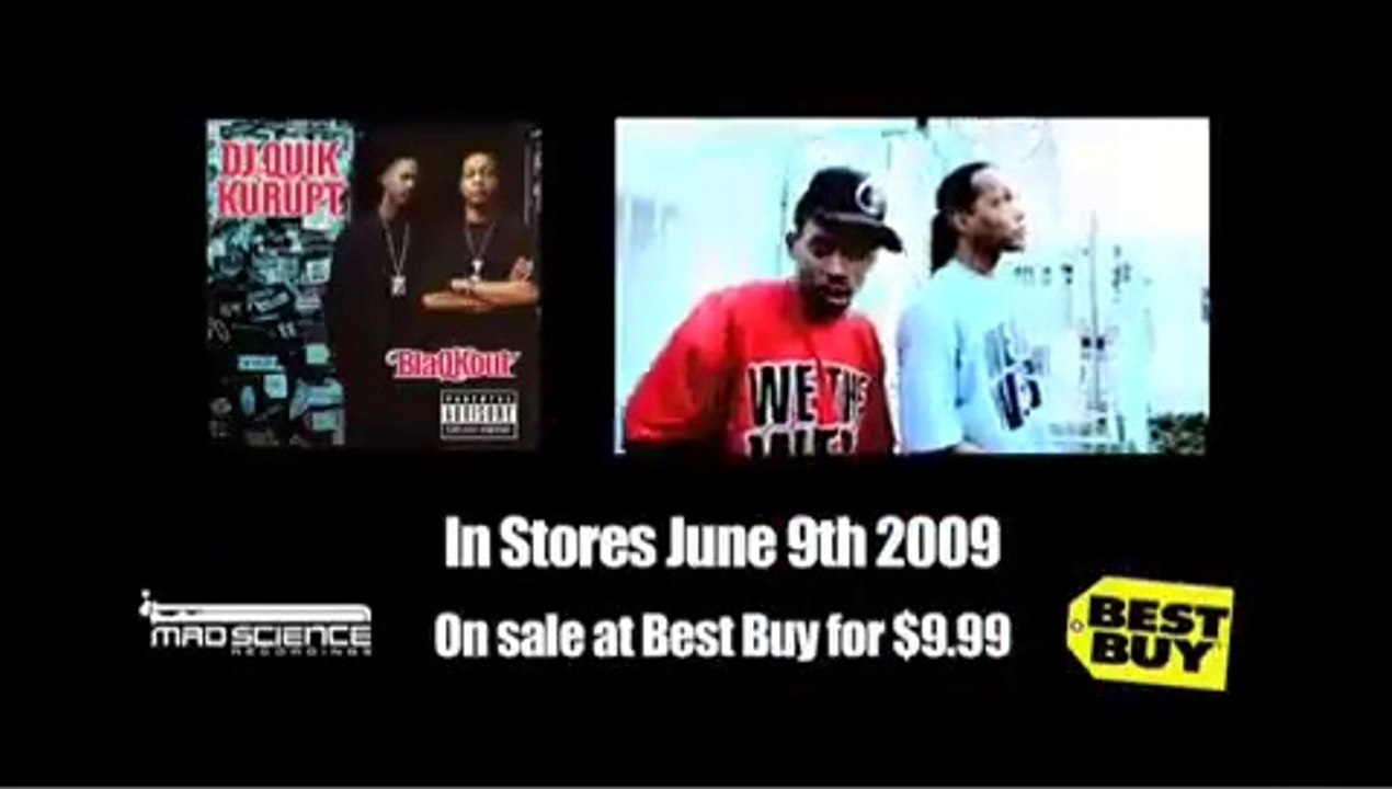 Mad Science Recordings Presents DJ Quik & Kurupt "BlaQKout"