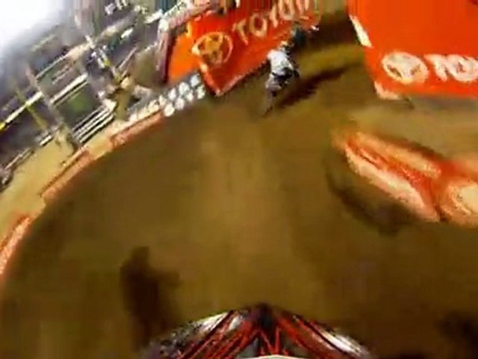 Headcam- Anaheim 2 Race Monster Energy Supercross 2011