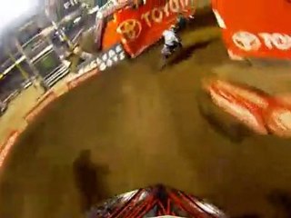 Headcam- Anaheim 2 Race Monster Energy Supercross 2011