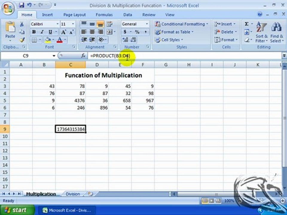 Funcation of Division & Multiplication 11