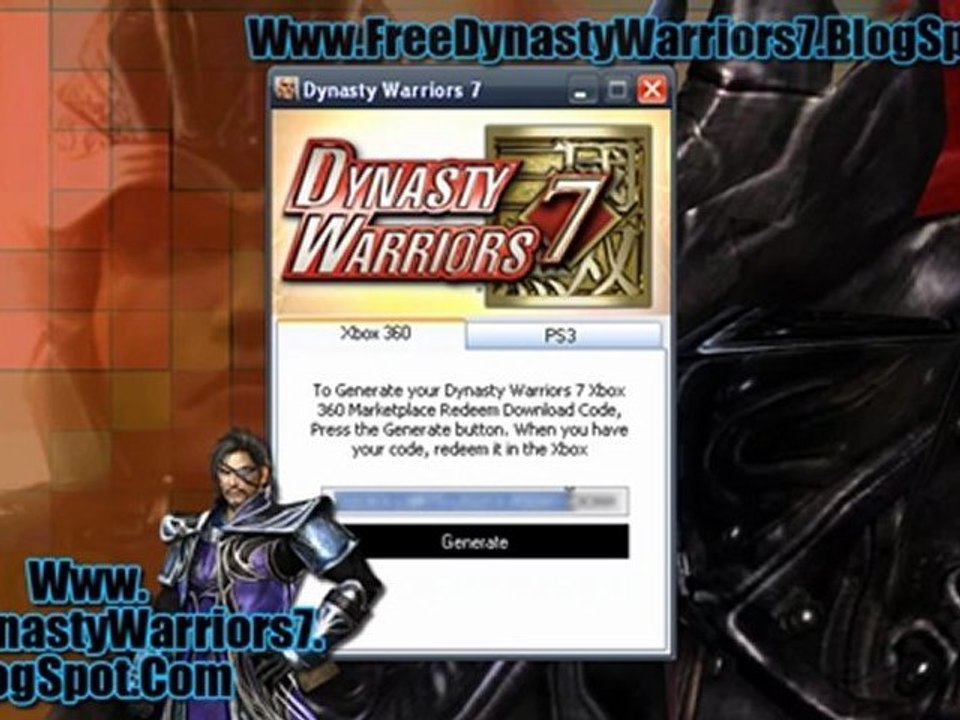 Dynasty Warriors 7 Crack Leaked - Xbox 360 - PS3