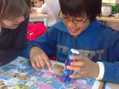 Jean-François Laurent en activités lecture avec les classes de cycle deux et trois avec de nombreux enfants précoces