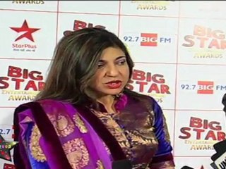 Alka Yagnik  At Big Star Entertainment Awards