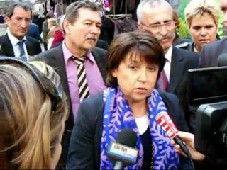 Martine Aubry soutien Patrick Viverge et lui demande de saluer Montebourg et Mélanchon !