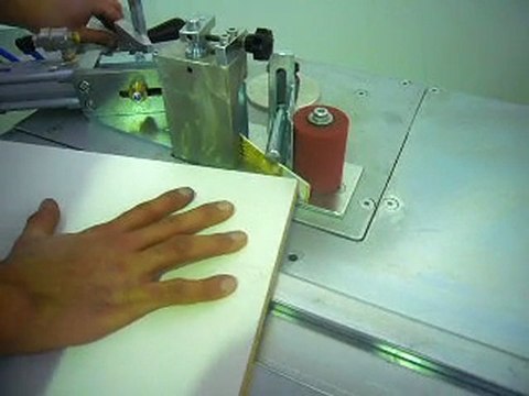 EDGE BANDING MACHINE WITH GLUE BOX