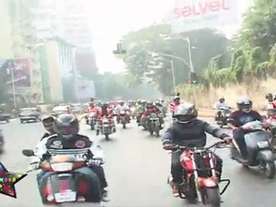 Imported Bikes in A ralley in Mumbai Ride For Safety
