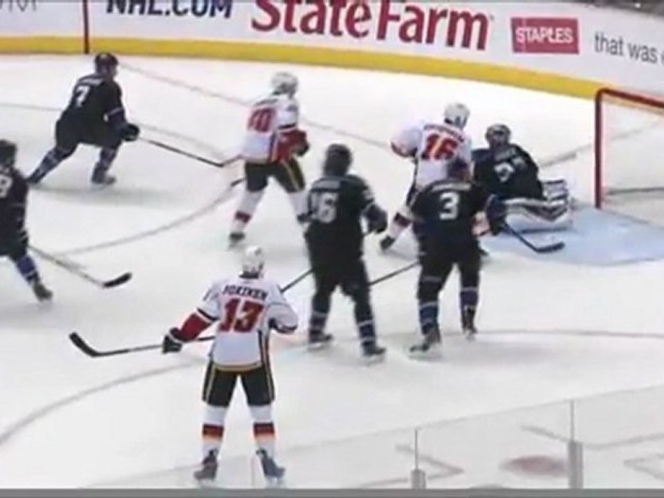 Jon Quick's Magic Puck (Los Angeles Kings vs Calgary Flames)