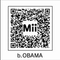 QR Code mii B.OBAMA 3DS
