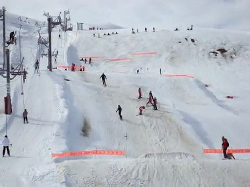 Antonin fait son show......ou saut