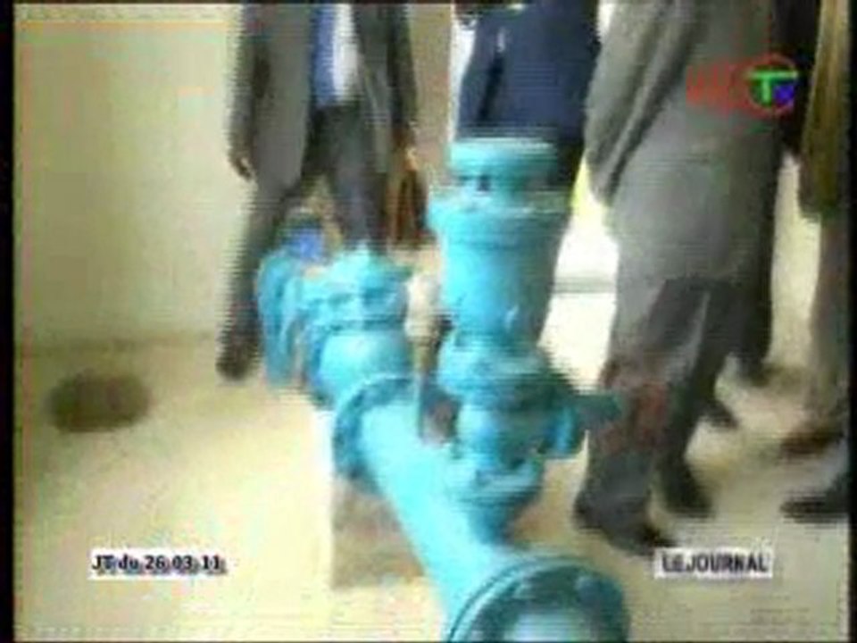 Réception de l’unité de traitement d’eau potable d’Oyo