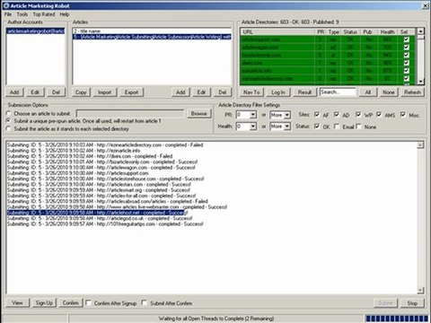 Article Marketing Robot 2011 Review