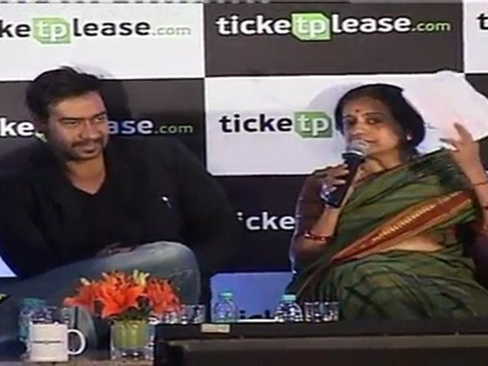 Ajay Devgn Speaks About www.ticketplease.com