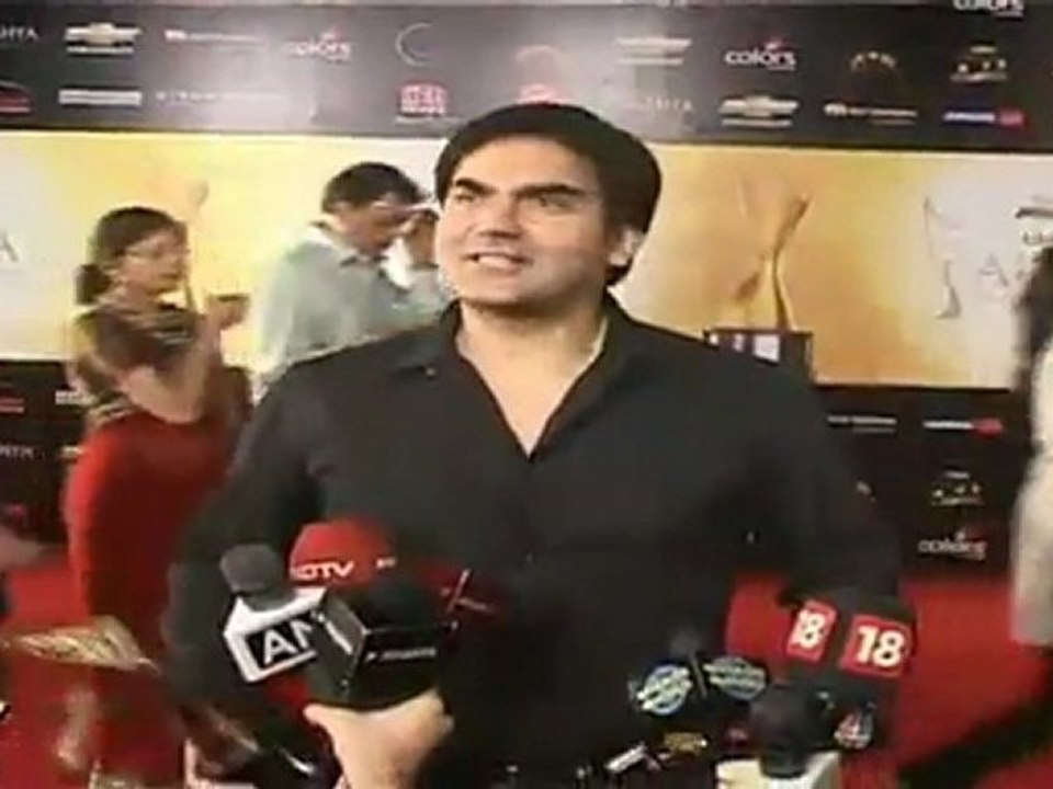 Sanjay Leela Bhansali & Arbaz At Apsara Awards 2011