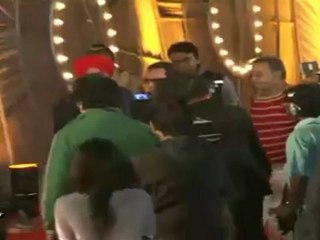 Rani,Arbaz,Dharamendra At Apsara Awards 2011