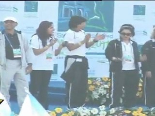 John Abraham At Mumbai Marathon 2011