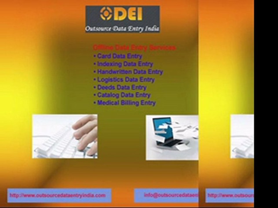 Data Entry Services - Outsourcing Data Entry Services in india