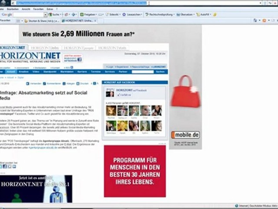 Mit bit.ly Twitterlinks verkürzen