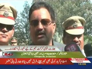 PAK IN IND FOR SEMI FINAL SECURTY REPORT NEWS CHANNEL