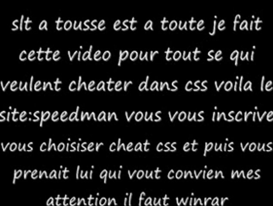 TUO POUR CHEATER DANS CSS