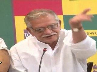 Gulzaar Tells His 'Shaayri' At "Tonite This Savage Rite"Book Launch