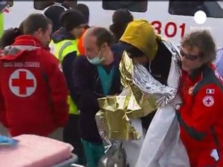 Première embarcation d'Africains en provenance de la Libye