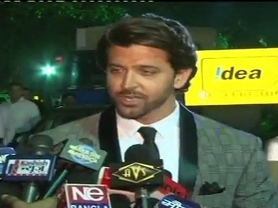 Hrithik Roshan Bollywood Hunk At 56th Filmfare Awards Night 2011