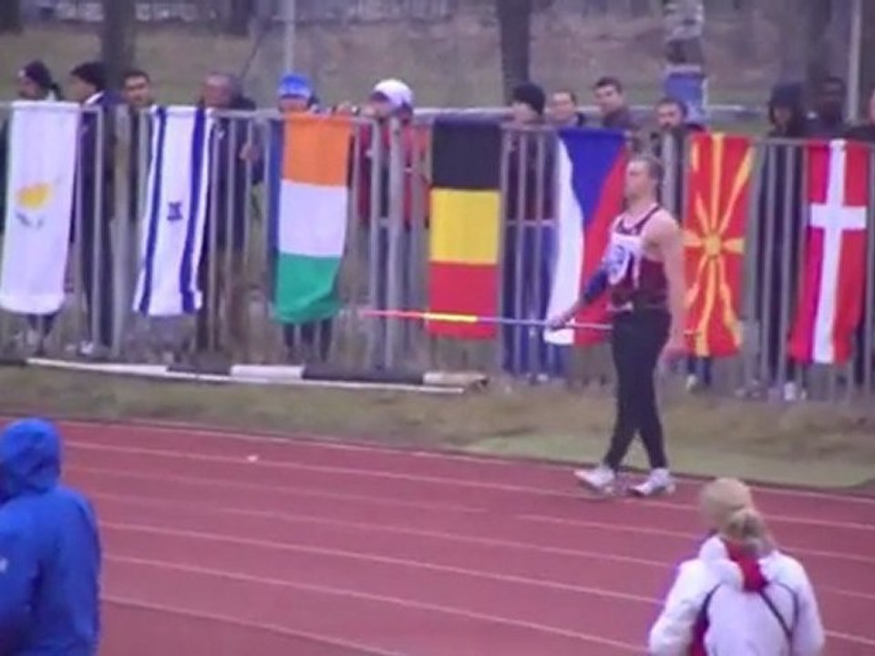 Athlé record du monde junior lancer javelot Zigismunds Sirmais 84m47